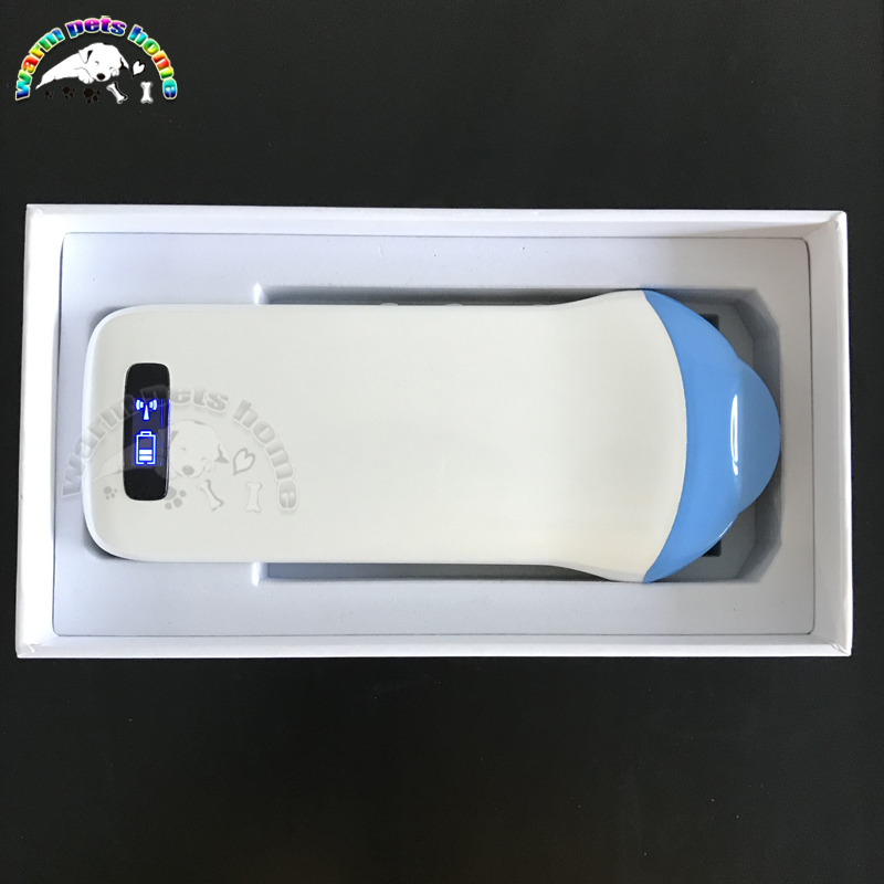 192 Elements Color Doppler Wireless Probe Micro Convex Sensor Transducer Portable Veterinary Ultrasound Instrument